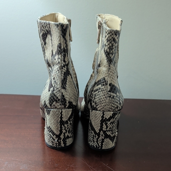 Sam Edelman Snakeskin Ankle Boots - Picture 3 of 4